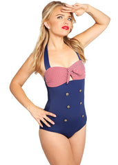 Pin Up Matrosen Badeanzug