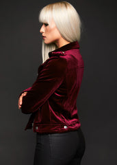 Damen Samtjacke