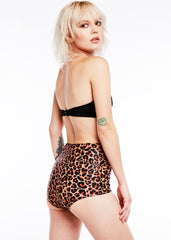 Retro Bikini mit Leoparden Muster